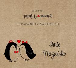 Winietki na stół Ludki - wzór 23