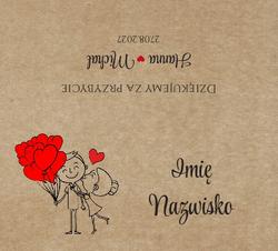 Winietki na stół Ludki - wzór 24