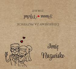 Winietki na stół Ludki - wzór 25