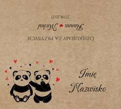 Winietki na stół Ludki - wzór 26