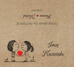 Winietki na stół Ludki - wzór 28