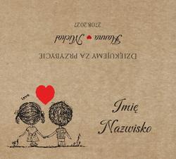 Winietki na stół Ludki - wzór 29