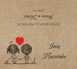 Winietki na stół Ludki - wzór 29