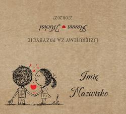 Winietki na stół Ludki - wzór 30