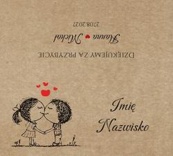 Winietki na stół Ludki - wzór 31