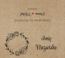 Winietki na stół Nastia - wzór 3