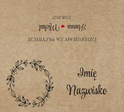 Winietki na stół Nastia - wzór 4