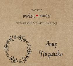 Winietki na stół Nastia - wzór 4