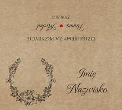 Winietki na stół Nastia - wzór 5