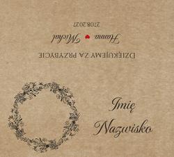 Winietki na stół Nastia - wzór 6