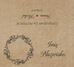 Winietki na stół Nastia - wzór 6