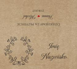 Winietki na stół Nastia - wzór 7