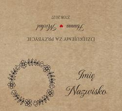 Winietki na stół Nastia - wzór 9