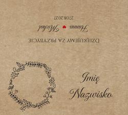 Winietki na stół Nastia - wzór 10