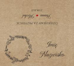 Winietki na stół Nastia - wzór 10