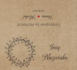 Winietki na stół Nastia - wzór 11