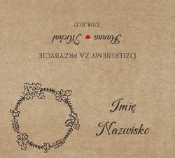 Winietki na stół Nastia - wzór 12