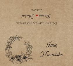 Winietki na stół Nastia - wzór 14