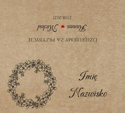 Winietki na stół Nastia - wzór 15