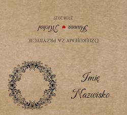 Winietki na stół Nastia - wzór 18