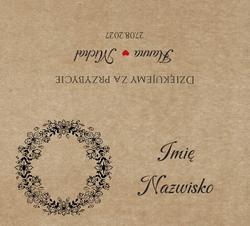 Winietki na stół Nastia - wzór 18