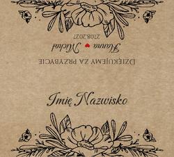 Winietki na stół Nastia - wzór 24