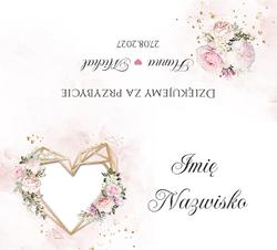 Winietki na stół Dalia - wzór 1