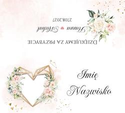 Winietki na stół Dalia - wzór 2