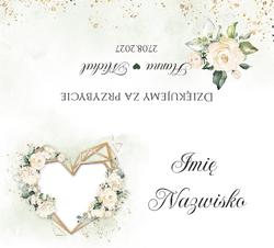 Winietki na stół Dalia - wzór 4