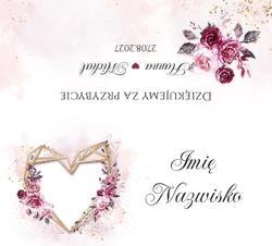 Winietki na stół Dalia - wzór 7