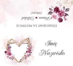 Winietki na stół Dalia - wzór 7