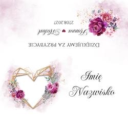 Winietki na stół Dalia - wzór 9