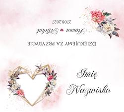 Winietki na stół Dalia - wzór 10