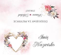 Winietki na stół Dalia - wzór 10