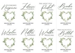 Naklejki na butelki Gipsówka - wzór 4