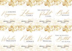 Naklejki na butelki Ariana - wzór 3