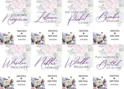 Naklejki na butelki Ariana - wzór 4