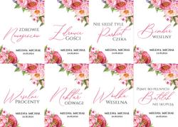 Naklejki na butelki Amanda - wzór 2