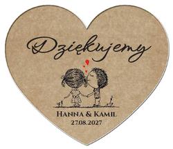 Magnesy z podziękowaniem Ludki - wzór 2