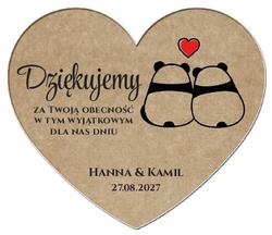 Magnesy z podziękowaniem Ludki - wzór 5