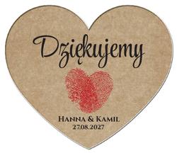 Magnesy z podziękowaniem Ludki - wzór 7