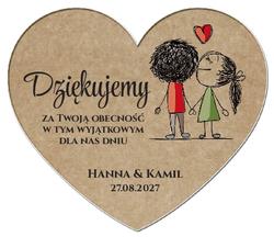 Magnesy z podziękowaniem Ludki - wzór 10