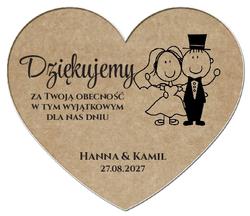 Magnesy z podziękowaniem Ludki - wzór 12