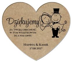 Magnesy z podziękowaniem Ludki - wzór 15