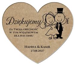 Magnesy z podziękowaniem Ludki - wzór 17