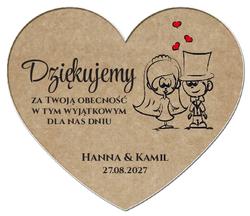 Magnesy z podziękowaniem Ludki - wzór 21