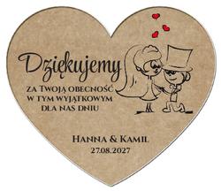 Magnesy z podziękowaniem Ludki - wzór 22