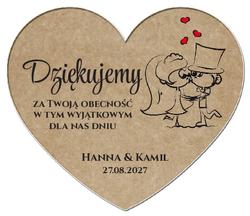 Magnesy z podziękowaniem Ludki - wzór 23