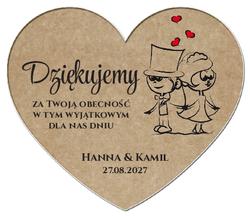 Magnesy z podziękowaniem Ludki - wzór 24