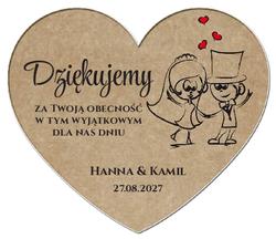 Magnesy z podziękowaniem Ludki - wzór 25